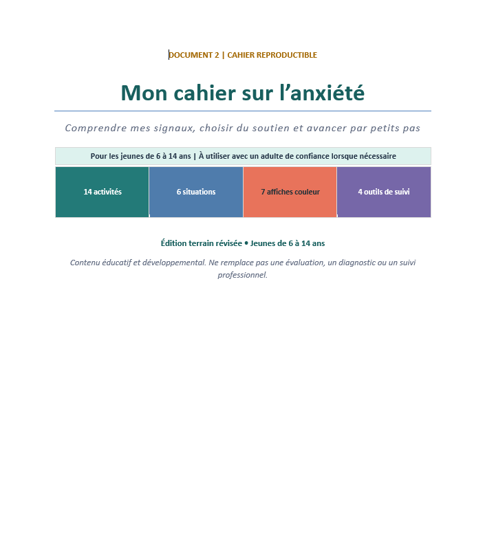Aperçu de Accopagner l'anxiété chez les jeunes